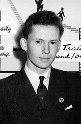 John Saxon at Earls Court c 1955