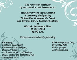 AIAA invitation