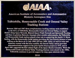 AIAA plaque