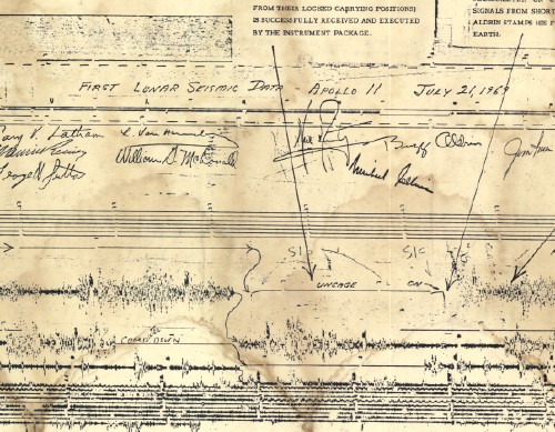 First lunar Seismogram