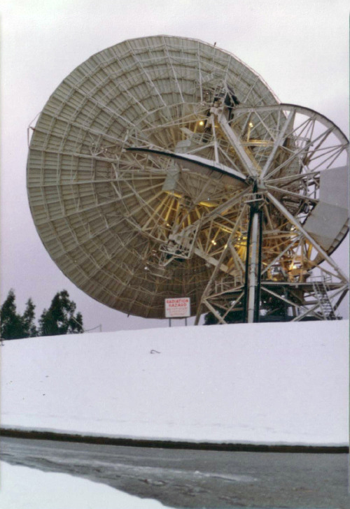 Antenna in snow