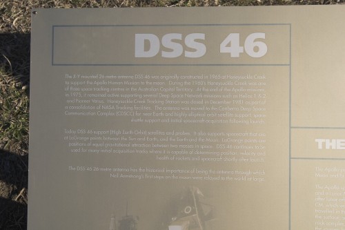 DSS 46 plaque at Tid