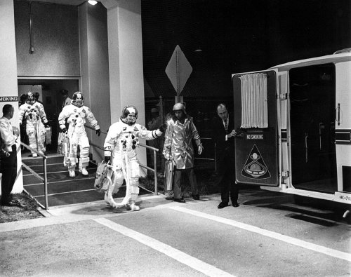 Apollo 8 before launch. Image: NASA.