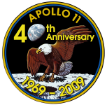 Apollo 11 40th anniversary logo