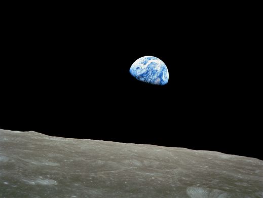 Earthrise from Apollo 8