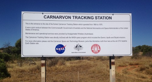 Entry to Carnarvon Tracking Station