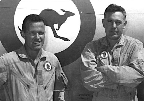 Tom Risher and Gordon Cooper