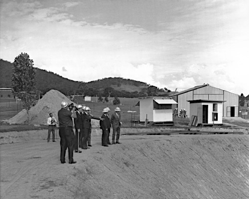 DSS-43 under construction