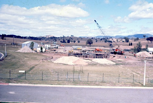 DSS-43 under construction