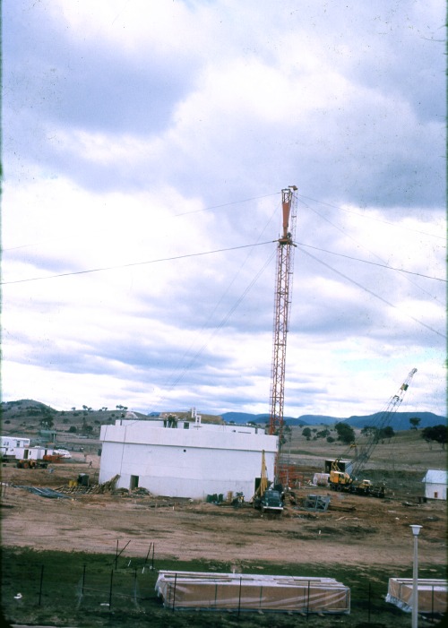 DSS-43 under construction