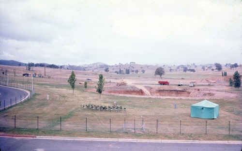 DSS-43 under construction