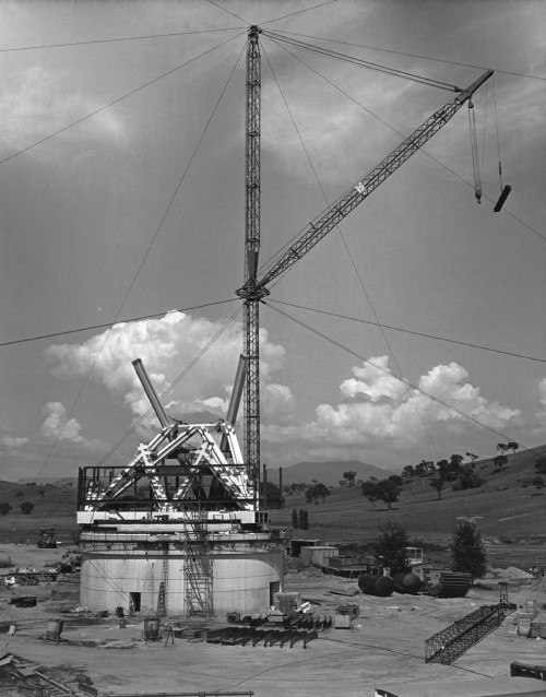 DSS-43 under construction