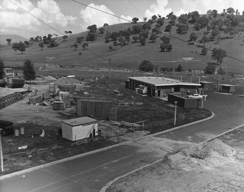 DSS-43 under construction