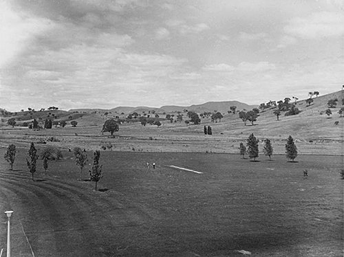 DSS-43 under construction