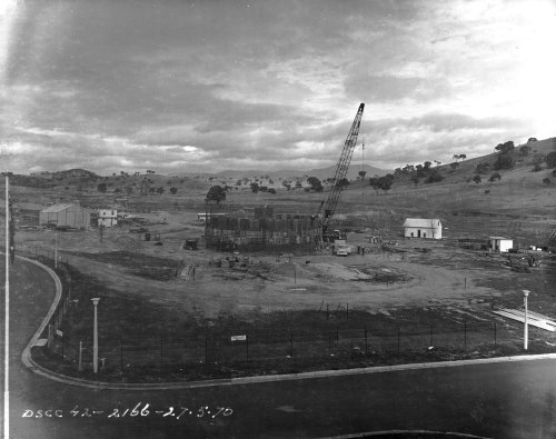 DSS-43 under construction