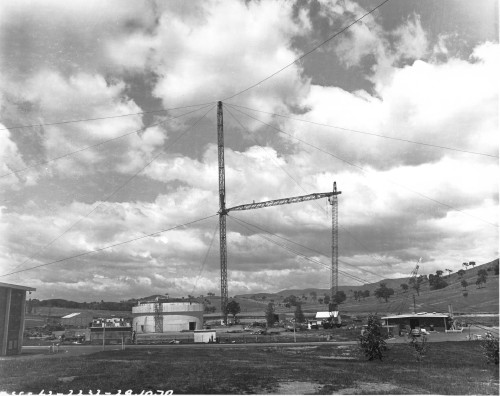 DSS-43 under construction