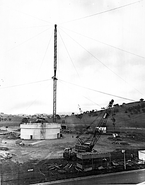 DSS-43 under construction