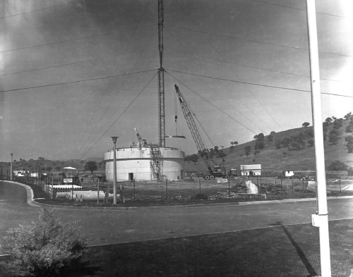 DSS-43 under construction