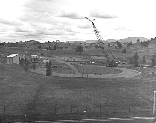 DSS-43 under construction