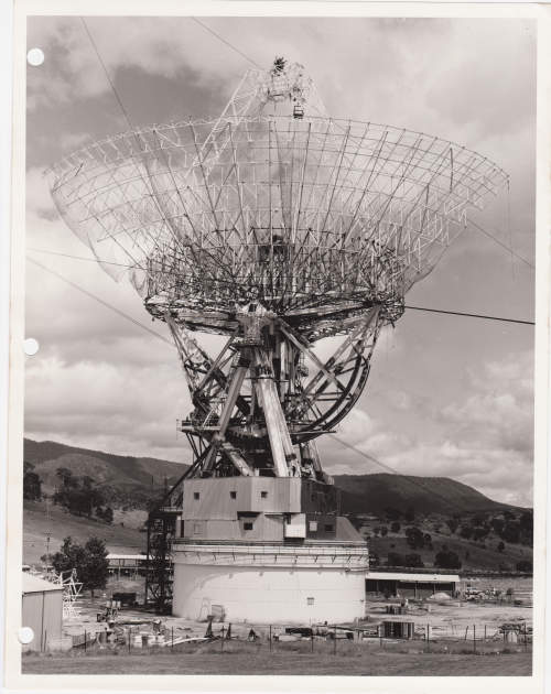 DSS-43 under construction