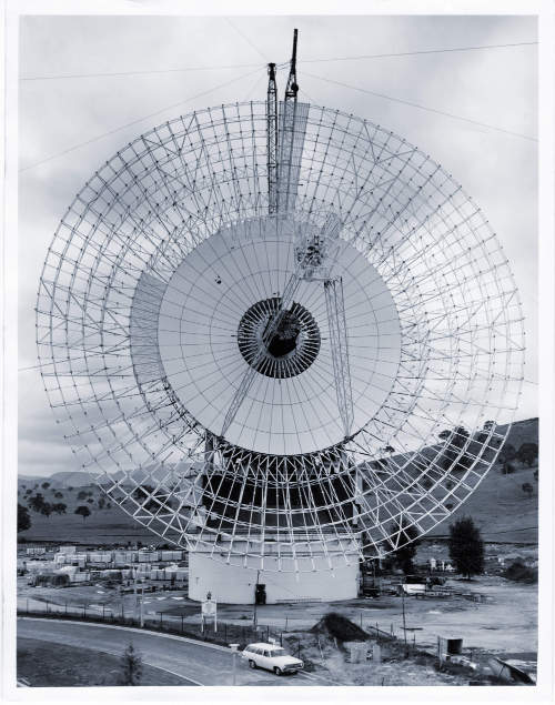 DSS-43 under construction