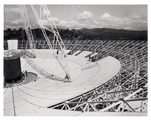 DSS-43 under construction