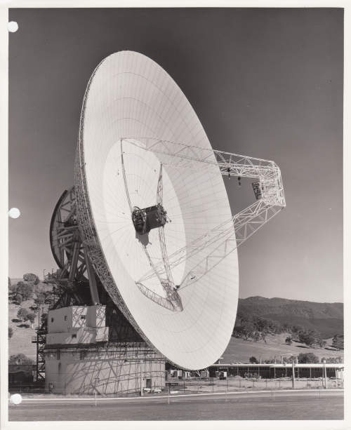 DSS-43 under construction