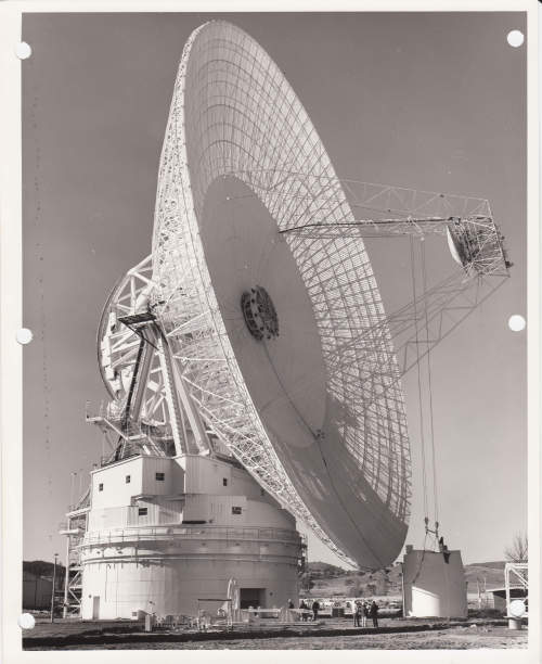 DSS-43 under construction