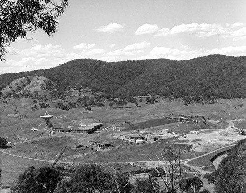 DSS-43 under construction