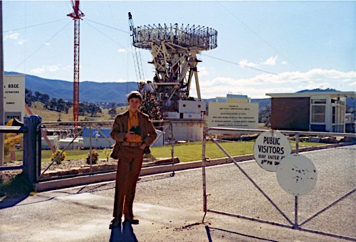 Colin Mackellar and the 64m under construction