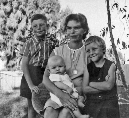 Joan Dench and family